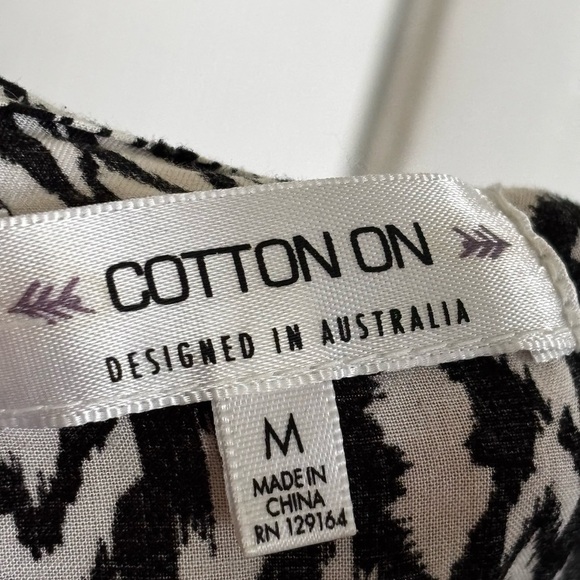 Cotton On Monochrome Patterned Cardigan - Picture 4 of 5